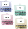 Set mit 1000 kleine Schrauben und Muttern, Größe: M1.6-M3 Produktbild-Vorschau 1