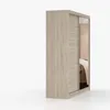 Schwebetürenschrank Kleiderschrank Schrank 183 cm Sonoma Produktbild-Vorschau 8