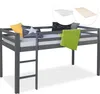 Homestyle4u Kinder Hochbett Lattenrost Matratze Leiter Produktbild-Vorschau 15