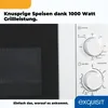 Exquisit Mikrowelle MW 900-030G weiss | Grill | max. 1000 W Produktbild-Vorschau 7