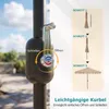 COSTWAY Sonnenschirm 300 cm, Gartenschirm mit Kurbel & Produktbild-Vorschau 7