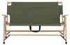 Bambus Campingbank MCW-Q40, Outdoorbank Picknickbank Produktbild-Vorschau 6