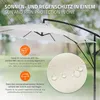ML-Design Ampelschirm Ø 300 cm Beige Alu Sonnenschirm mit Produktbild-Vorschau 5