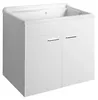 Aqualine Waschbecken aus Kunststoff mit Unterschrank 80x50 Produktbild-Vorschau 1