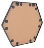LOFT42 WandWandspiegel  Hexagon Large - schwarz - 58x50 Produktbild-Vorschau 4