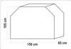 Coperchio della griglia 150 x 65 x 105 cm Anteprima dell’immagine prodotto 3