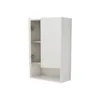 haaus Zed pensile da bagno, a parete, 2 ante, bianco Anteprima dell’immagine prodotto 3