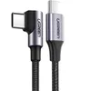 Ugreen USB-C (straight) / USB-C (angled) PD QC 60W 3A 0.5m Anteprima dell’immagine prodotto 6
