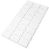 Adsamm® | 24 x selbstklebende Filzgleiter / Weiß / 25x35 mm Produktbild-Vorschau 1