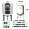 CHM GmbH® 100 L Membrankessel vertikal, Edelstahltank, Produktbild-Vorschau 2