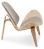 DAHL Designer Sessel - Beige / Eiche Produktbild-Vorschau 7