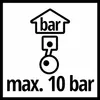 Einhell 41.394.10, 8 bar, Červená, 6,35 mm, 4 m, 6 mm, 200 Náhľad obrázku produktu 3