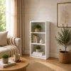 Bibliothèque blanche SELO 3 – Étagère de rangement pour Voir les images du produit 1