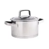Topf 2L Edelstahl 18 cm Kochtopf Suppentopf Induktion Produktbild-Vorschau 2