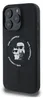 A black iPhone case with a Karl Lagerfeld and Choupette graphic. Anteprima dell’immagine prodotto