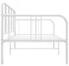 vidaXL Slaapbank Bedframe Wit Metaal 90x200 cm Productafbeelding-voorbeeld 3