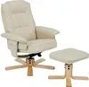 Relaxsessel CHARLY mit Hocker, schöner Drehsessel mit Produktbild-Vorschau 1