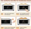 7MAGIC Toaster Edelstahl 4 Scheiben XXL 1400W mit Produktbild-Vorschau 11