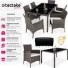 TecTake 404321, Bílá, Šedá, 6 sedadlo/sedadel, Dospělí a Náhled obrázku produktu 3