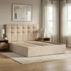 Polsterbett 180x200 cm mit Lattenrost Doppelbett ohne Produktbild-Vorschau 1