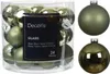 Set mit 24 Christbaumkugeln aus Glas 2,5cm Grün matt Produktbild-Vorschau 2