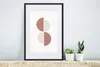 MuchoWow® Gerahmtes Poster Minimalismus - Abstrakt - Produktbild-Vorschau 4