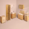 Szafka łazienkowa słupek SICELA, 28 x 33 x 168 cm Podgląd zdjęcia produktu 2