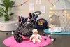 Zwillingspuppenwagen Milo - "Navy pink bear" Produktbild-Vorschau 13