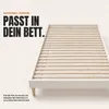WOLKENLAND Lattenrost 140 x 200 cm | 23 Latten | Massivholz Produktbild-Vorschau 6