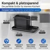 WENKO Spülorganizer Orio Schwarz aus rostfreien Edelstahl Produktbild-Vorschau 3