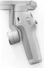 A close-up, side view of a white smartphone gimbal stabilizer against a white background. Voir les images du produit