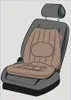 An illustration of a car seat with seat cushions. Produktbild-Vorschau
