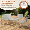 Sada zahradního nábytku Blumtal 4 kusy - sada balkónového Náhled obrázku produktu 4