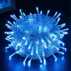 A coiled string of blue LED lights. Produktbild-Vorschau