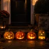 Kleine LED Kürbis-Laternen im 4er Set Halloween-Deko Produktbild-Vorschau 3