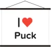 MuchoWow® Textilposter Ich liebe - Puck - Mädchen 60x45 cm Produktbild-Vorschau 1