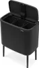 Cestino Brabantia Bo Touch Bin nero opaco, 3 x 11 L Anteprima dell’immagine prodotto 8