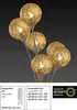 Stehlampe - Goldgelb - Braun - Stahl - 6-flammig - H 181 cm Produktbild-Vorschau 11