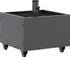 vidaXL Supporto per ombrellone antracite 45 x 45 x 45 cm Anteprima dell’immagine prodotto 1