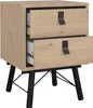 Ry Nachtkommode 2 Schub Jackson Hickory Produktbild-Vorschau 4