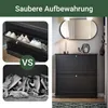 SoBuy FSR99-SCH Wywrotka na buty z 2 klapami Szafka na buty Podgląd zdjęcia produktu 5