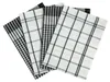 Geschirrtücher 4er Set - Schwarz / Weiß - 50x70 cm - Produktbild-Vorschau 8