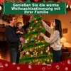 UISEBRT 15m Weihnachtsgirlande Tannengirlande mit Schleife Produktbild-Vorschau 6
