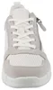 ECCO Gruuv W Side Zip Lace Damen Sneaker weiß hellgrau Produktbild-Vorschau 2