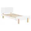 Homestyle4u Holzbett 90x200 Kinderbett mit Lattenrost Weiß Produktbild-Vorschau 12
