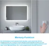 AQUABATOS LED Badspiegel  100x70 cm Kaltweiß und Warmweiß Produktbild-Vorschau 5