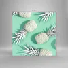 Bilder auf glas - Ananas Obst Saft - 60x60cm - Glasbilder - Produktbild-Vorschau 3