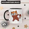 Trendation - Cooler Roter Panda Tasse Musik Kinder Produktbild-Vorschau 3