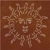 vidaXL Záhradná dekorácia na stenu 55x55 cm Corten Steel Náhľad obrázku produktu 3