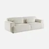 sweeek - 3-Sitzer-Sofa mit Cordbezug - Creme Produktbild-Vorschau 1